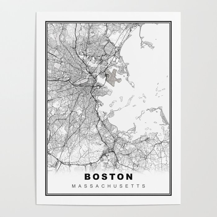 Boston Map Poster
