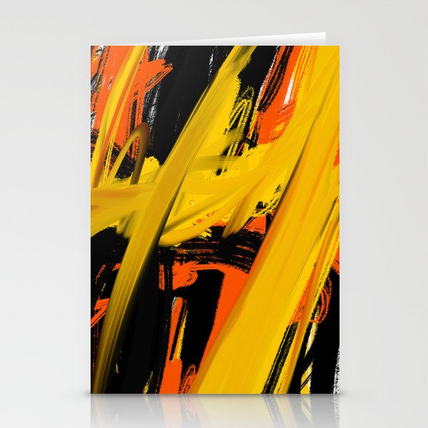 Expressionist Painting. Abstract 87. Stationery Cards