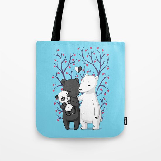 Bear Family Tote Bag