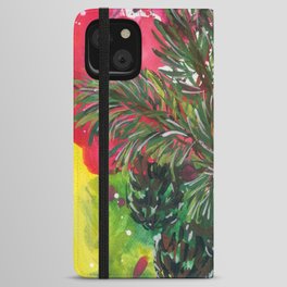 abstract christmas N.o 2 iPhone Wallet Case
