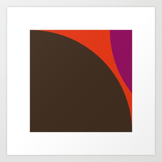 #422 Lava – Geometry Daily Art Print
