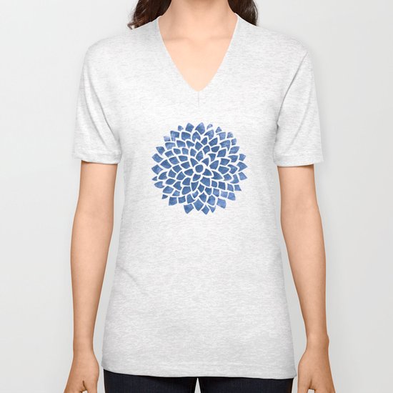 Indigo Unisex V-Neck