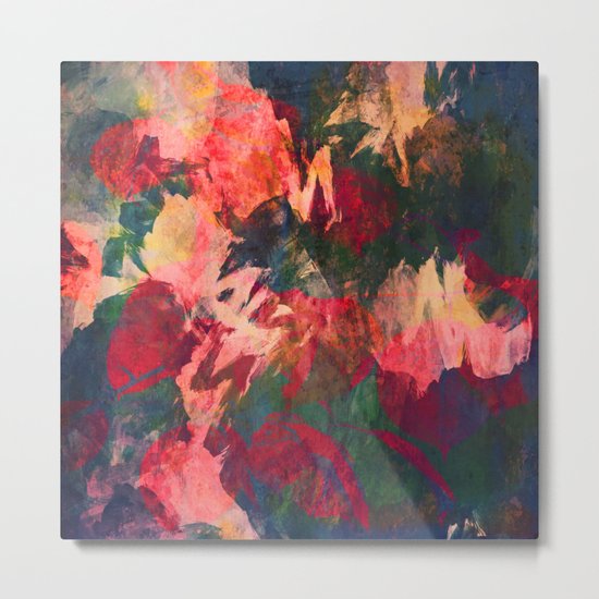It's Complicated, Abstract Leaves Metal Print