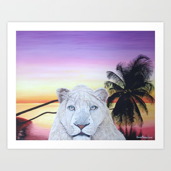 L'amour à deux Art Print