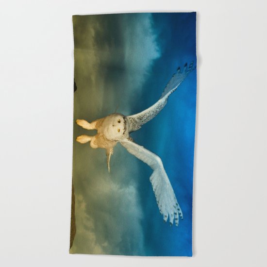 Light Emitting Deity Beach Towel