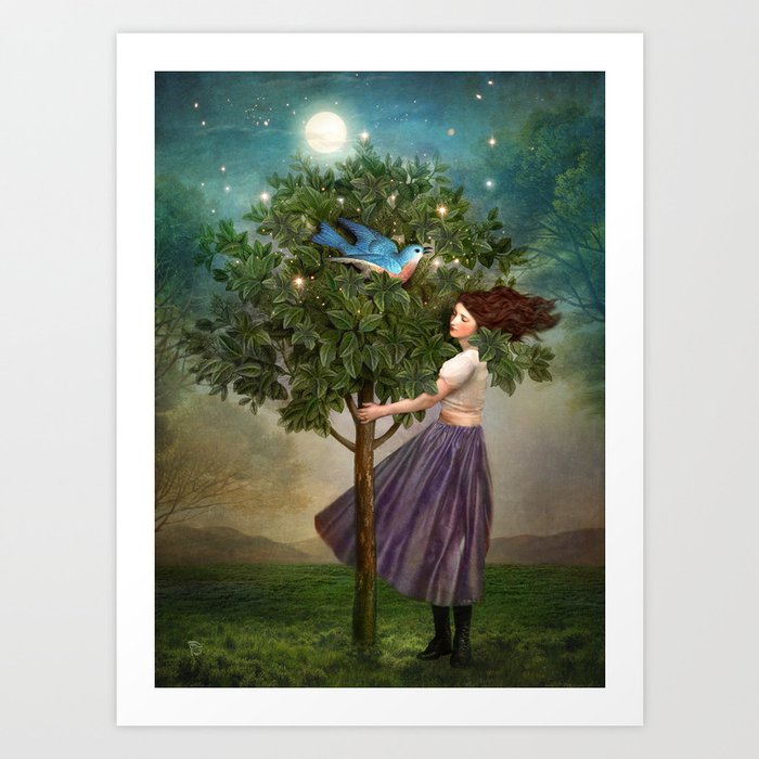 Discover the motif A BLUEBIRDS SONG by Christian Schloe as a print at TOPPOSTER