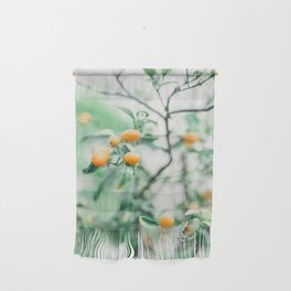 Small Greek Citrus Fruit in Spetses in Greece | Travel Photo Wall Art Print in Green and Orange Wall Hanging