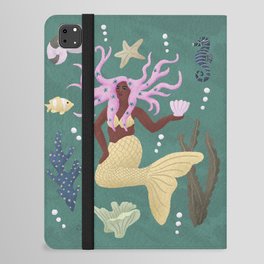 Mermaid Pose iPad Folio Case