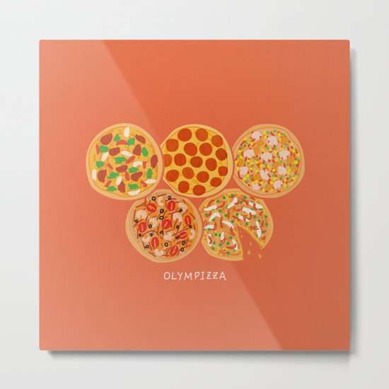 Olympizza Metal Print