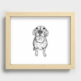 Treat Please Recessed Framed Print