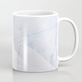 Bright and Minimalist Ice Textures from an Icelandic glacier Coffee Mug