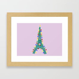 Holidays in Paris Framed Art Print