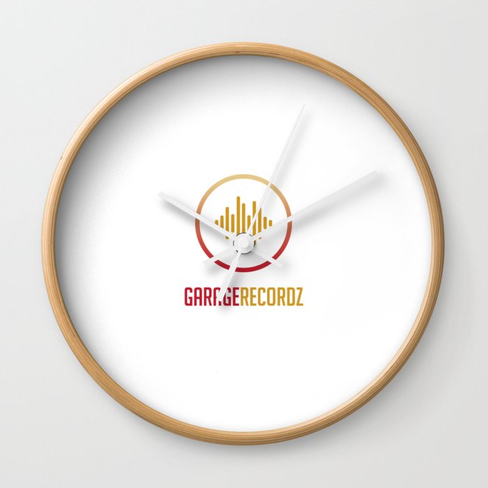 Garage Recordz classic logo Wall Clock
