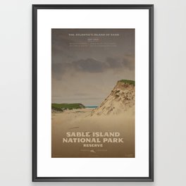 Sable Island National Park Reserve Framed Art Print