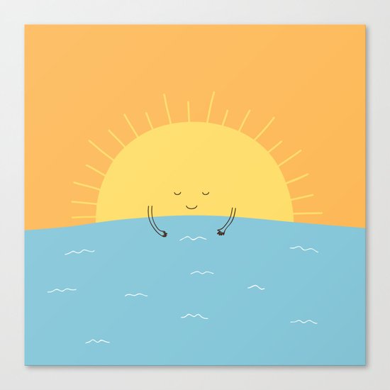 good morning sunshine! Canvas Print
