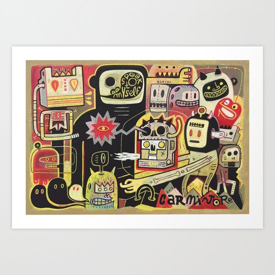 Carnivore Art Print