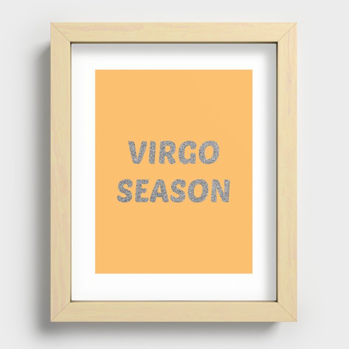 Virgo Season Recessed Framed Print
