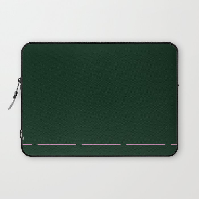 Forest Green Print Laptop Sleeve