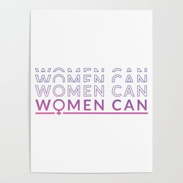 Woman Can Poster