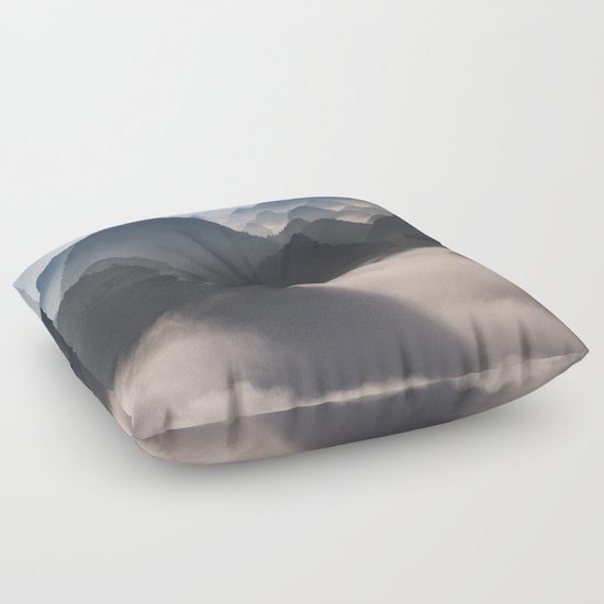 Mountains Calling Floor Pillow