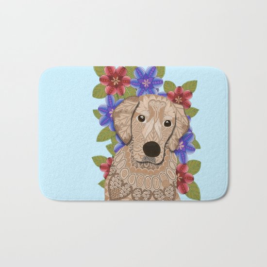 Golden Retriever Bath Mat