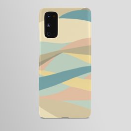 Pastel colored waves Android Case