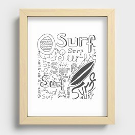Surf Recessed Framed Print