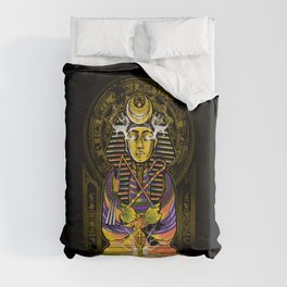 Pharaoh Egypt Illustration Duvet Cover