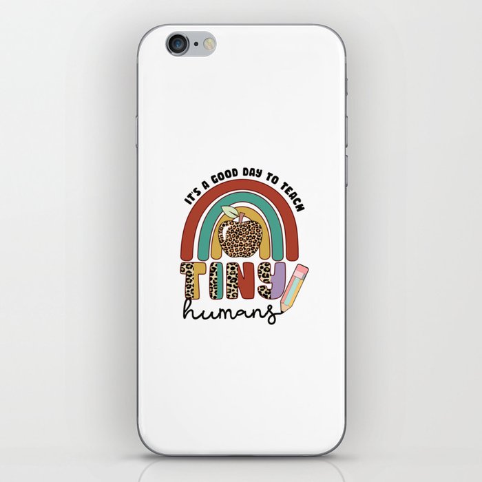 Teacher elements teach tiny humans quote iPhone Skin