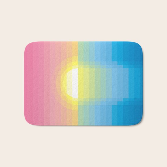 Sunset ~ strips Bath Mat