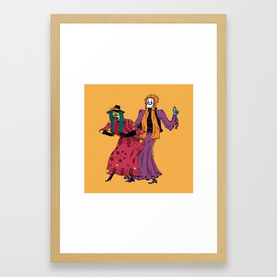 Dancing Dolls Framed Art Print By Elaisamoreno Society6