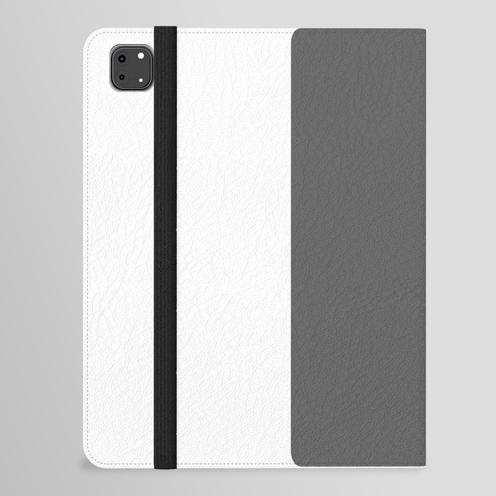 F (Grey & White Letter) iPad Folio Case