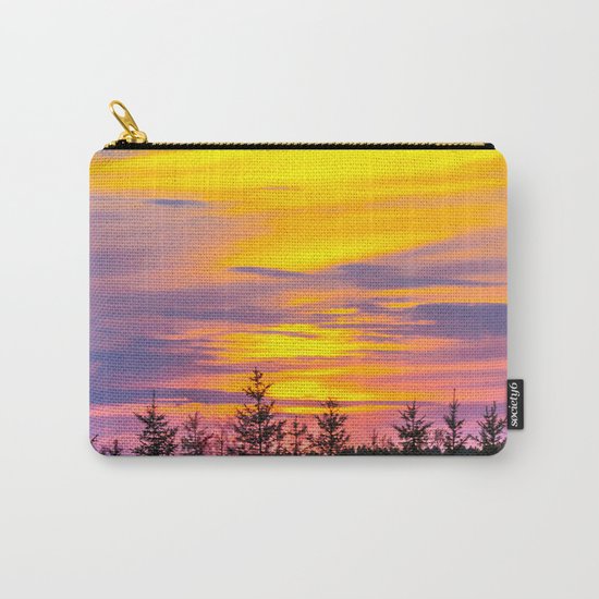 Sunset above the forest Carry-All Pouch