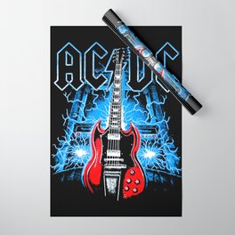 AC/DC Electro Guitar Wrapping Paper