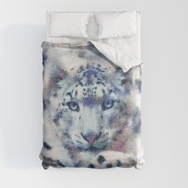 Snow Leopard Comforter