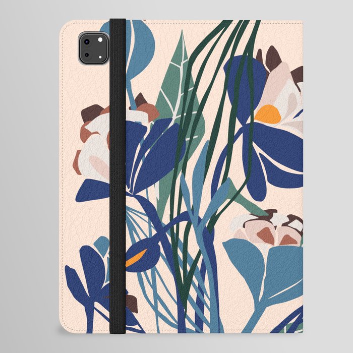 Beauty outside - blush floral iPad Folio Case