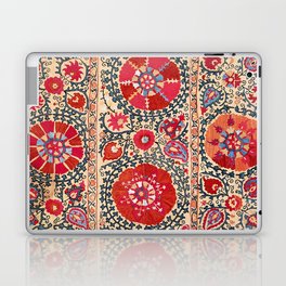 Samarkand Suzani Southwest Uzbekistan Embroidery Laptop Skin
