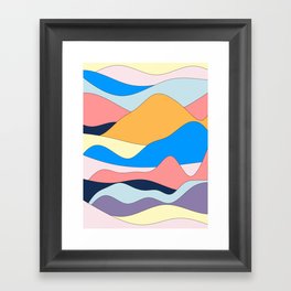 Candy Mountain Framed Art Print