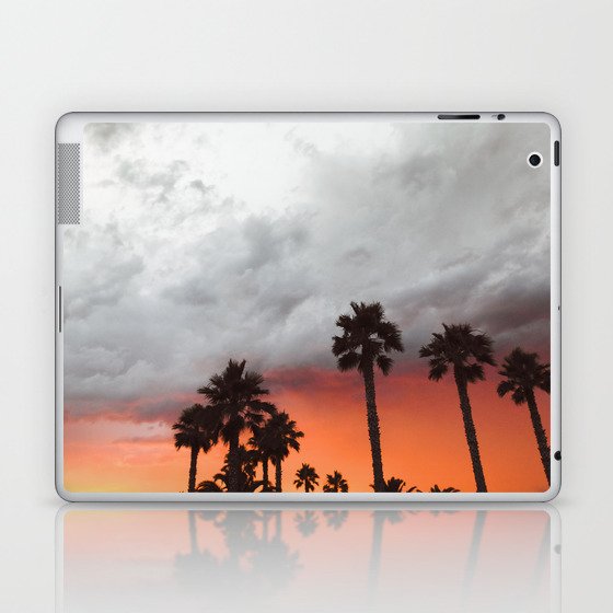 Summer Sunset on the Palm Beach | Nature and Landscape Photography Laptop & iPad Skin