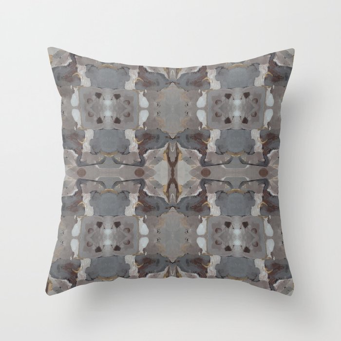 Taupe and gray throw on sale pillows