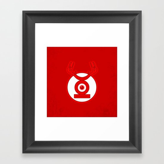 RedLantern Framed Art Print
