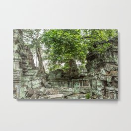Ta Phrom, Angkor Archaeological Park, Siem Reap, Cambodia Metal Print | Architecture, Tombraider, Siemreap, Worldheritagesites, Stranglerfigtree, Temples, Forestsettings, Taphrom, Landscape, Cambodia 