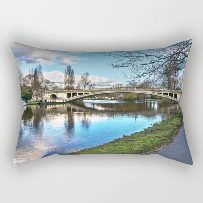 Reading Bridge Rectangular Pillow