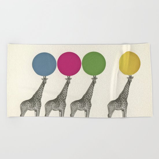 Balancing Act Beach Towel