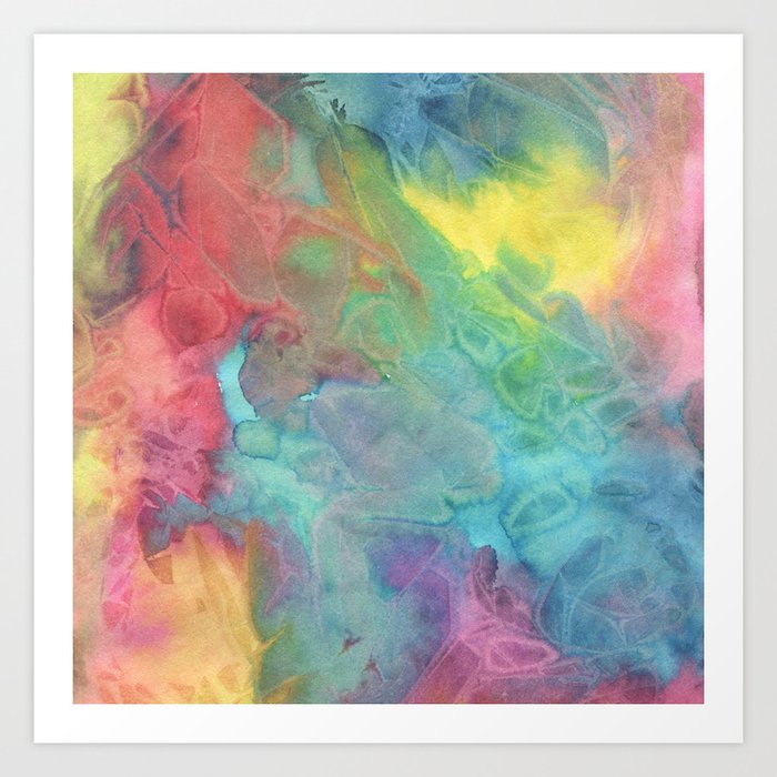 Colorful Abstract 3 Art Print