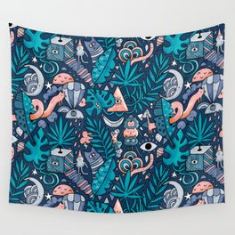 Tropical surrealism Wall Tapestry