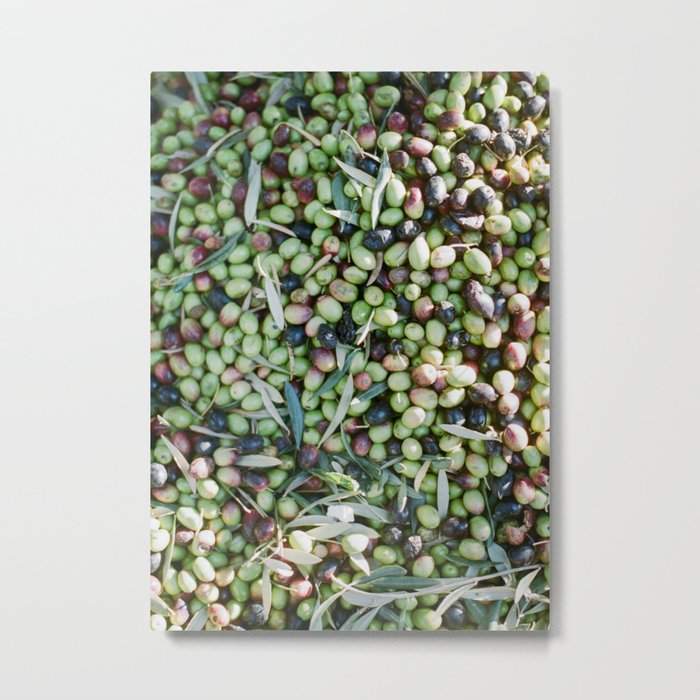 Travel photography “Mixed Olives” | Shot in Morocco | Botanical Metal Print