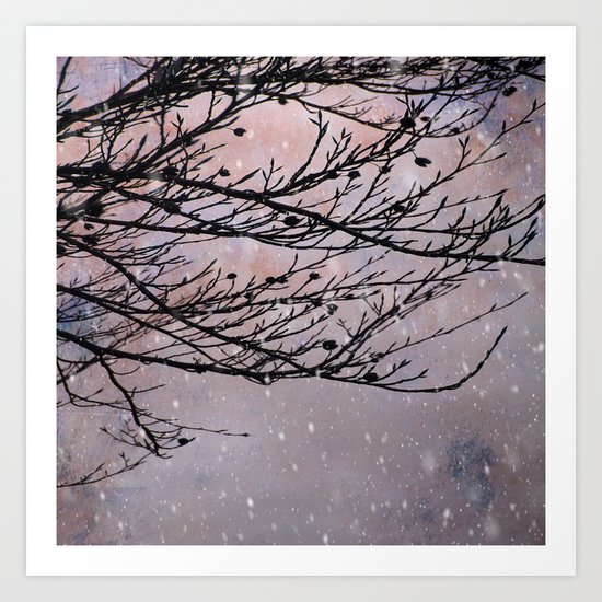 Dusky Winter Days Art Print