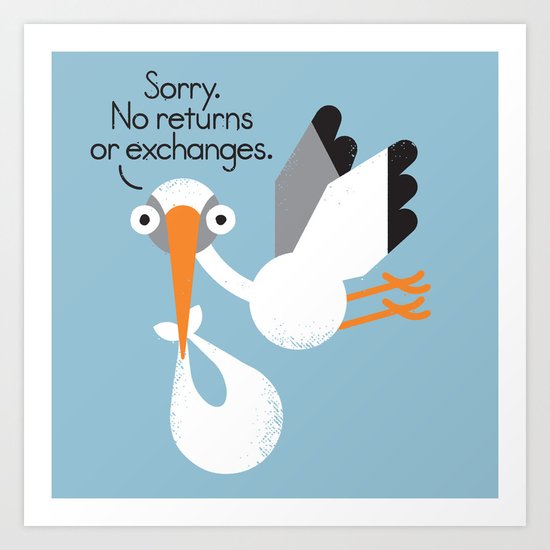 Delivery Policy Art Print