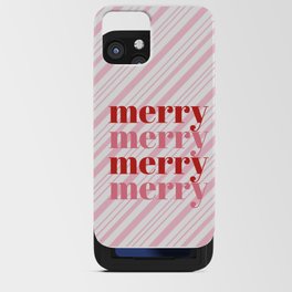 Merry Merry Merry Christmas iPhone Card Case